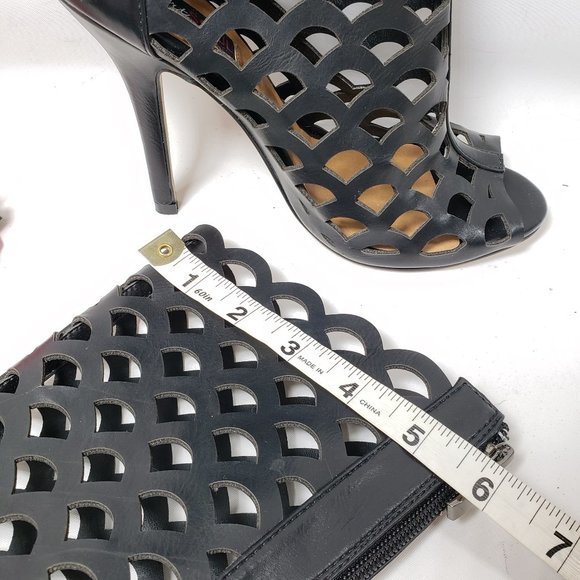 HeartSoul Lattice Cutout Boots New, 7.5 - Picture 15 of 16